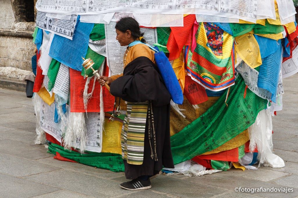 peregrinos en tibet