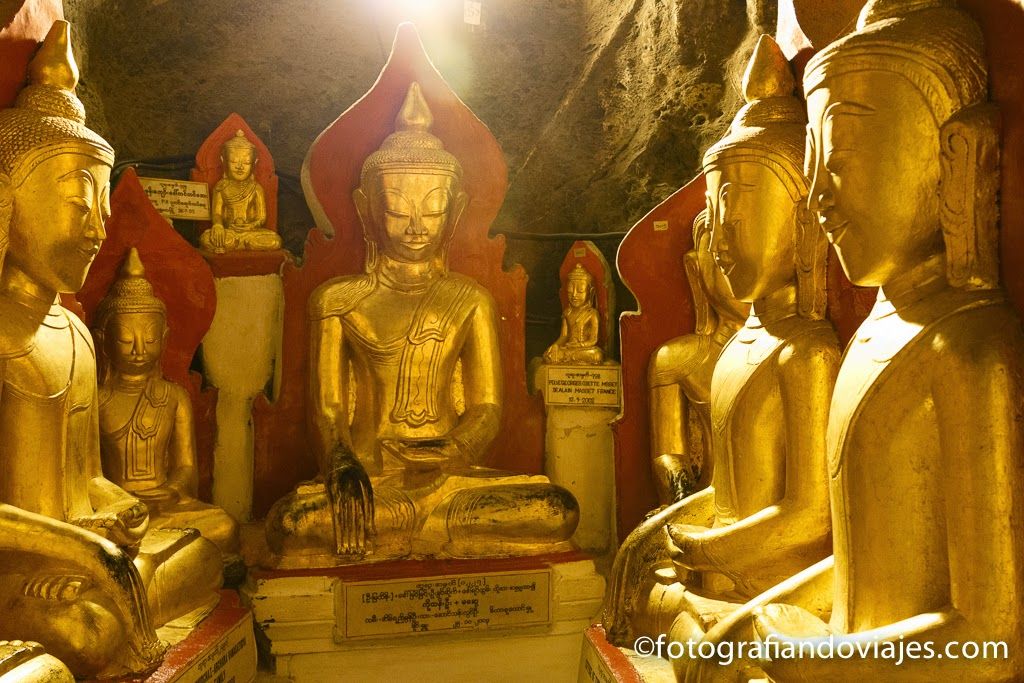 cuevas de Pindaya en Myanmar