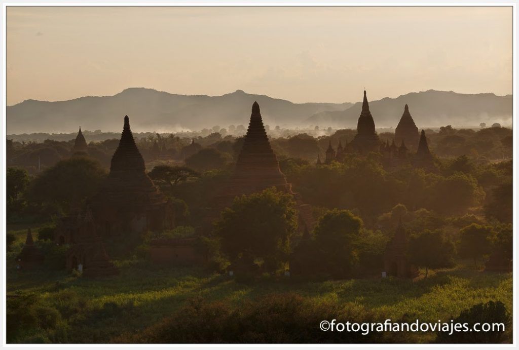 Atardecer en Bagan desde Shwesandaw paya