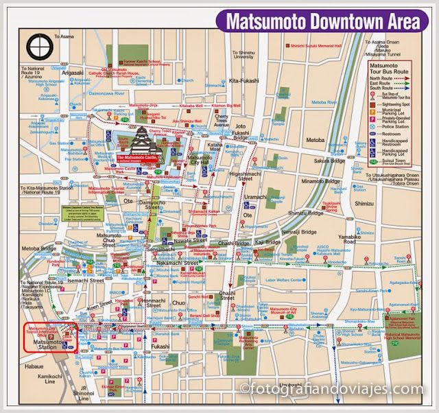 mapa de Matsumoto