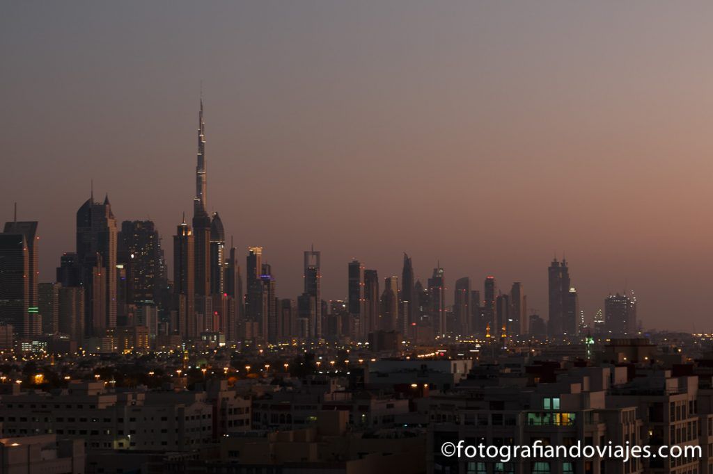 Burj Khalifa al atardecer como subir, Dubai