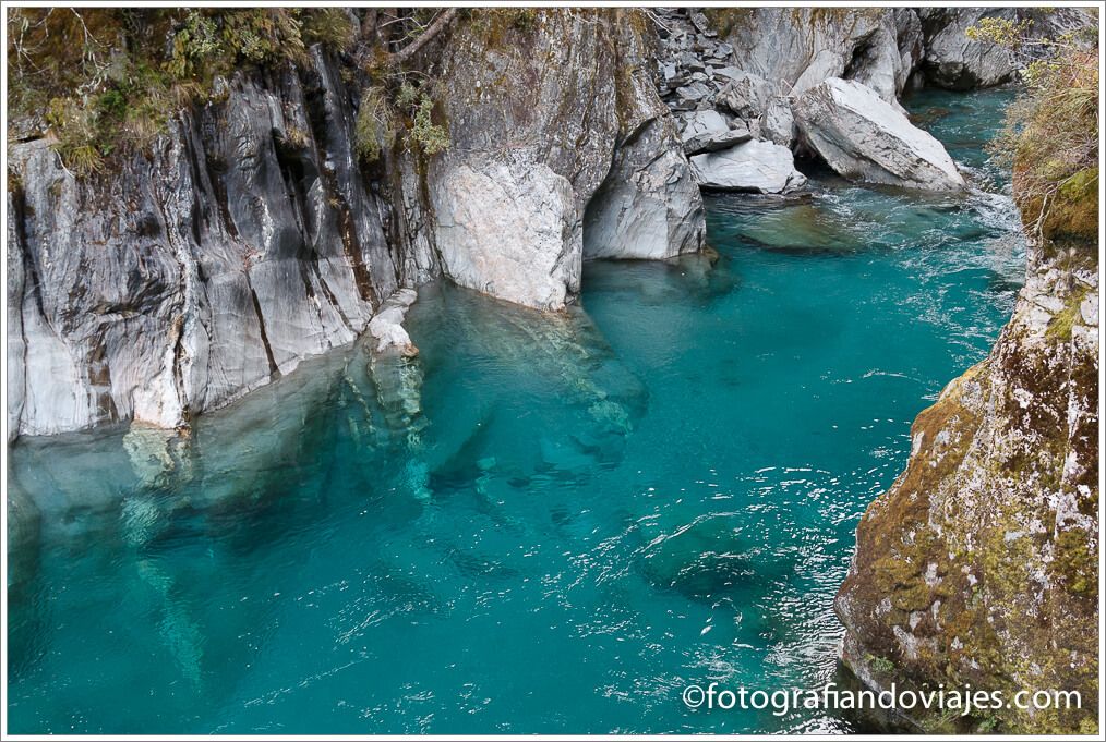 Blue pools Makarora Nueva Zelanda