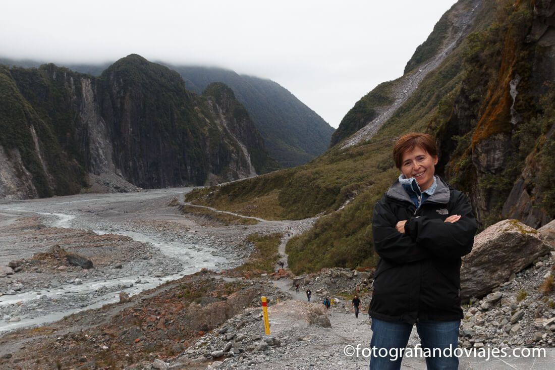 Vistas desde el mirador del glaciar Fox