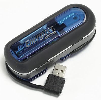 Cargador de pilas a USB