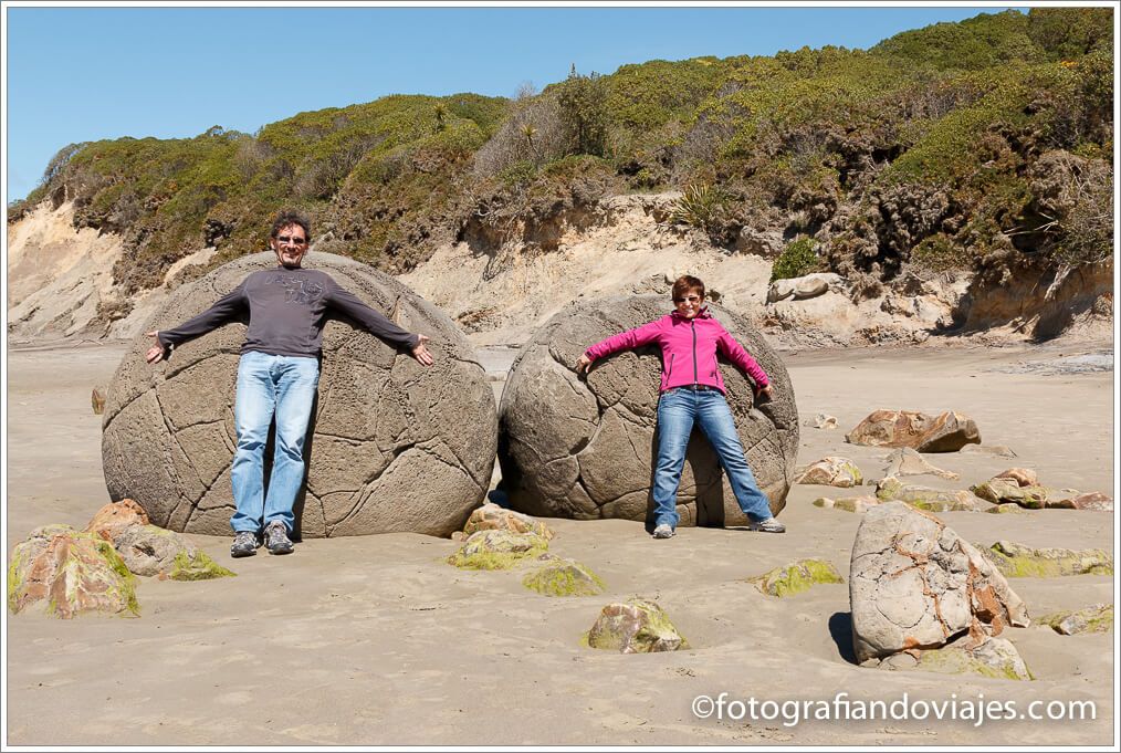 Moeraki boulders Nueva Zelanda
