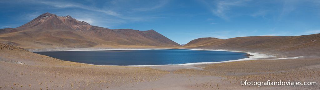 Laguna Miñiques desierto Atacama Chile