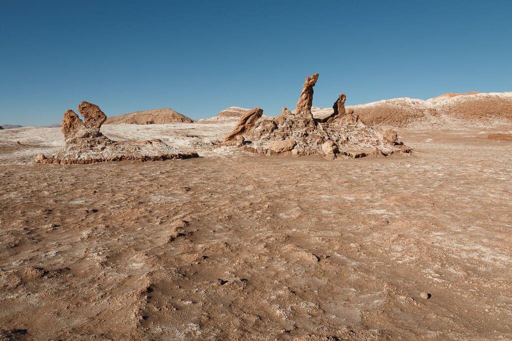 Valle de la Luna en Desierto de Atacama Chile
