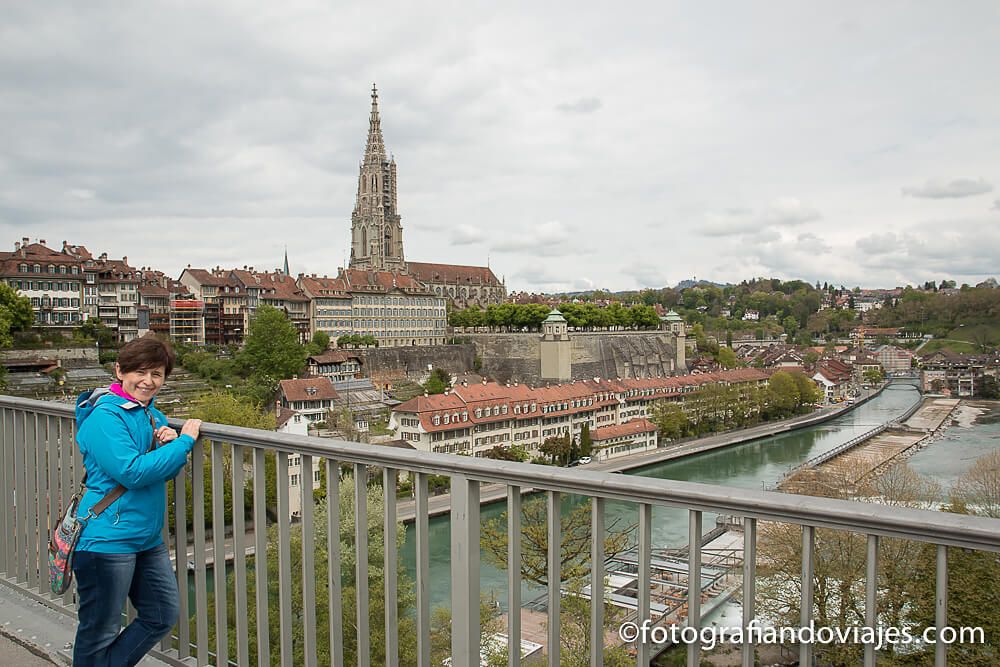 Berna desde el puente Kirchenfeldbrücke