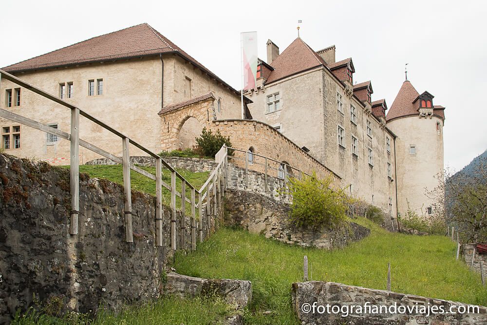 castillo de Gruyeres en Suiza