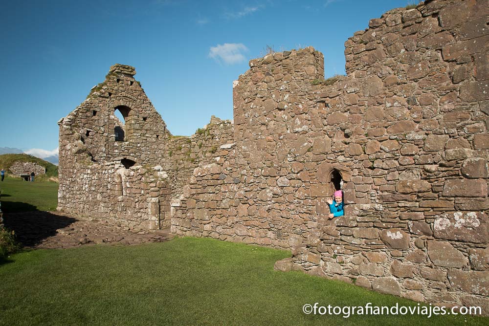 Interior del castillo Dunnottar