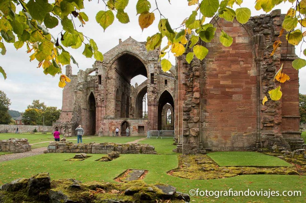 Abadía de Melrose en los borders de escocia