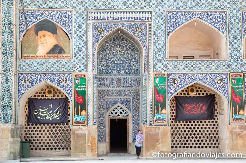 Patio central mezquita Jameh en Isfahan