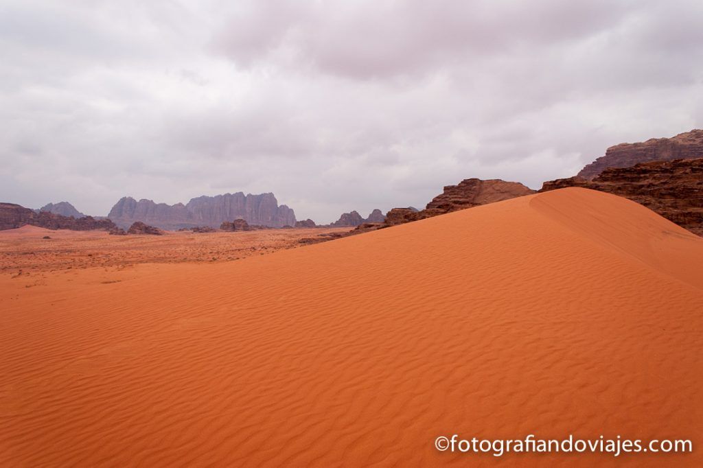 Desierto de Wadi Rum en Jordania