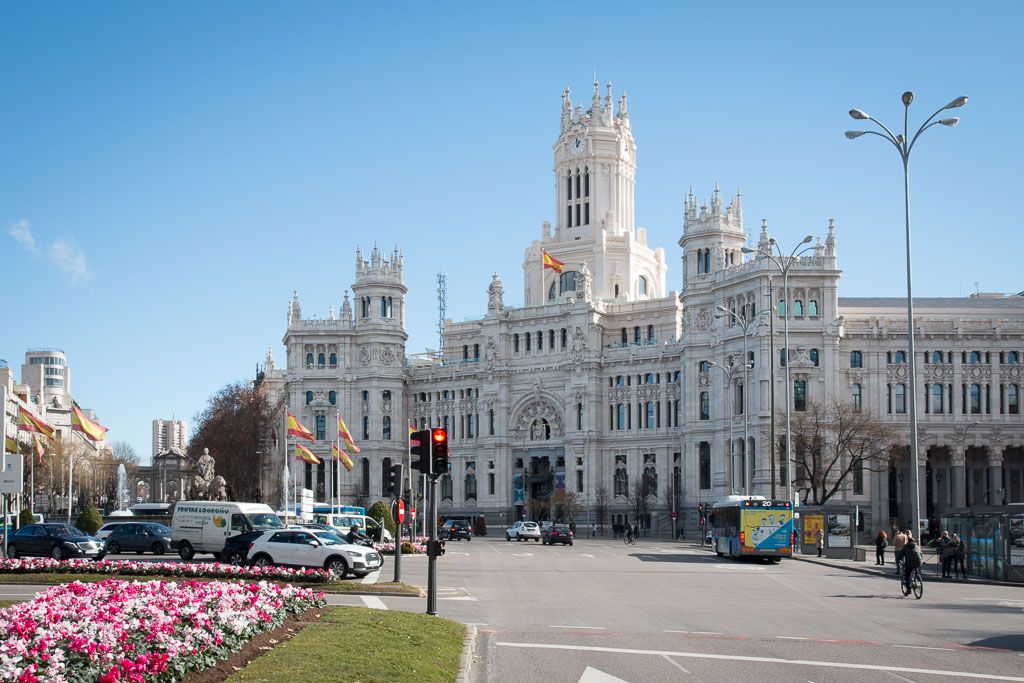 Palacio de Cibeles en Madrid