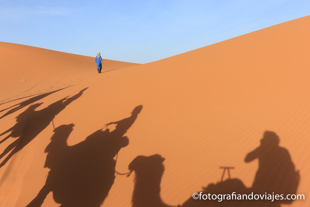 Recorrido en camello por el desierto Erg Chebbi