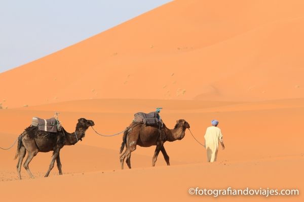 recorrido de viaje en coche por Marruecos