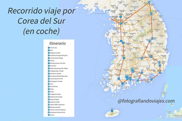 Guia de viaje a Corea del Sur