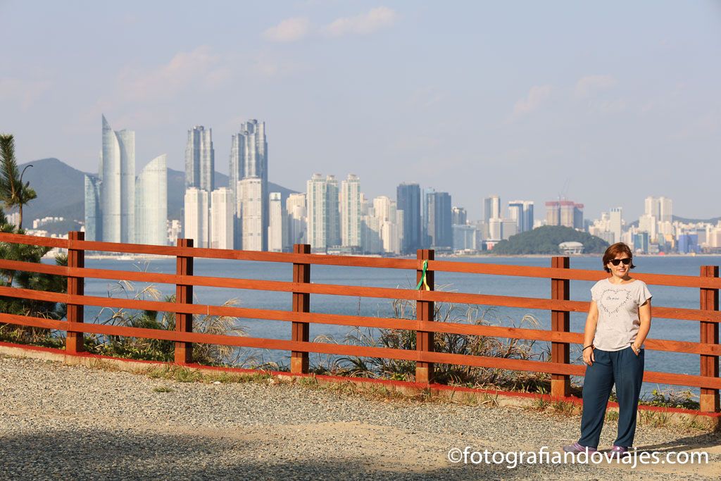 Camino costero parque Igidae Busan Corea del sur