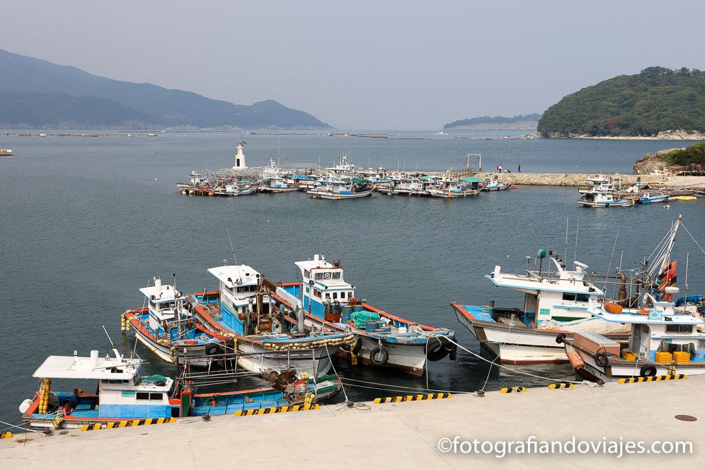 Isla Namhae Corea del Sur