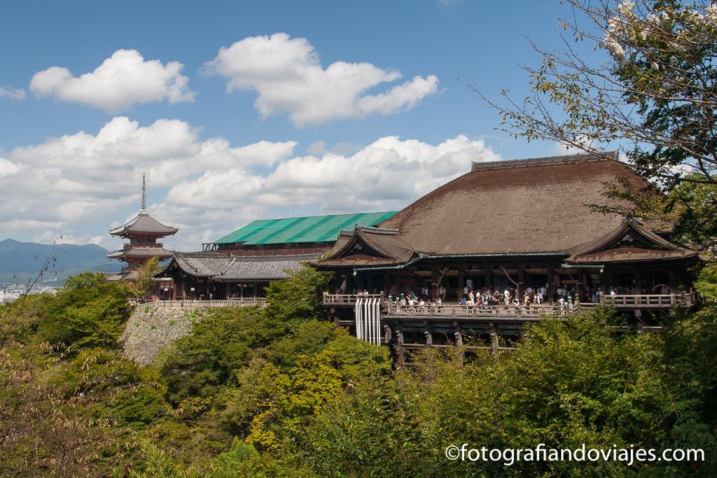 templo Kiyomizudera en Kioto