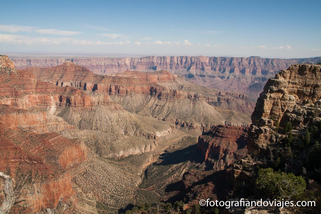 Grand Canyon del Colorado lado norte north rim