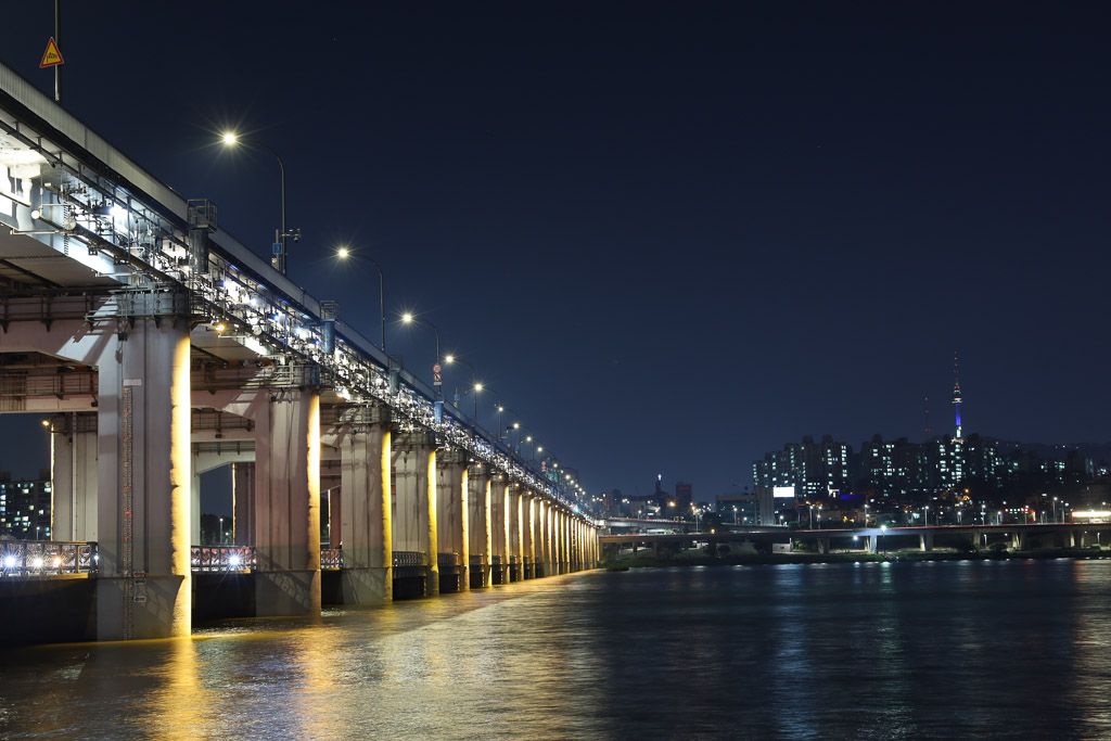 Puente y fuente Banpo que hacer en Seul