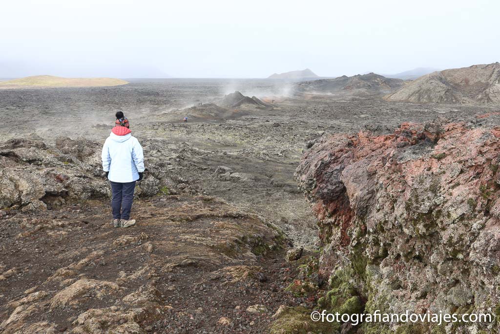 Volcan Leihnjukur krafla myvatn islandia