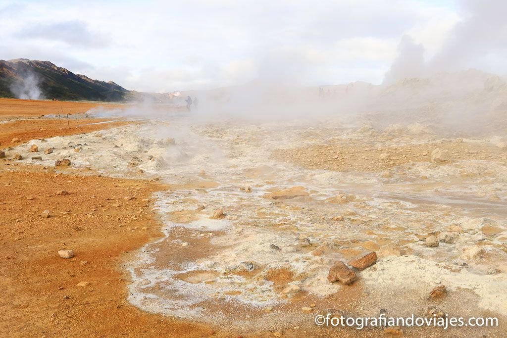 Zona geotermal Hverir lago Myvatn