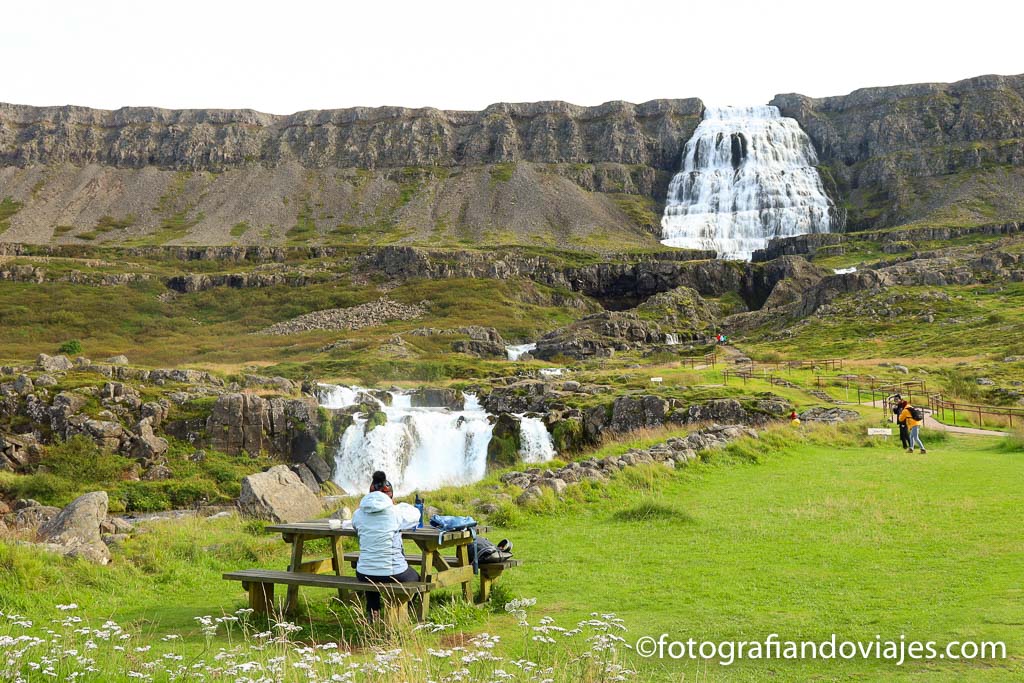 Cascada Dynjandi islandia