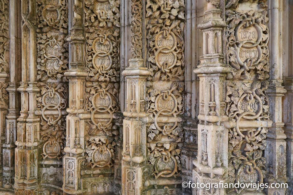 detalle columnas góticas