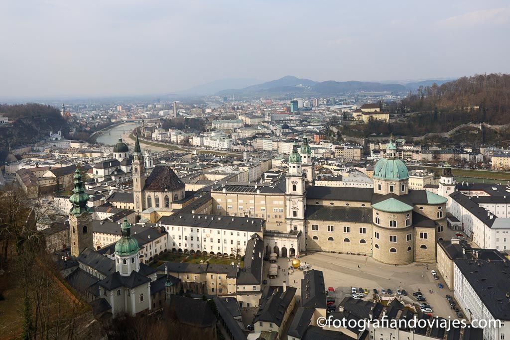 Vistas de Salzburgo como ir