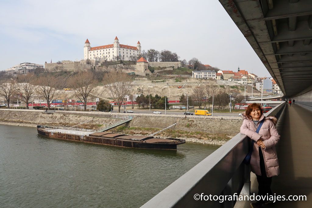castillo bratislava desde puente most sip