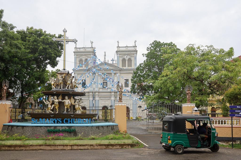 Iglesia santa maria que ver en negombo sri lanka