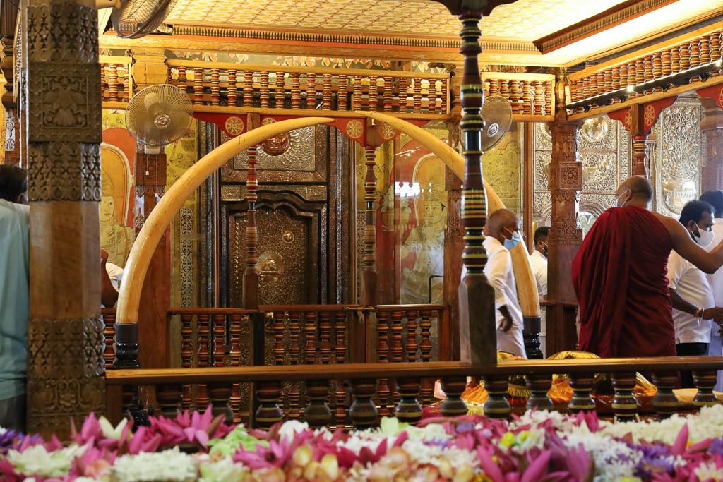 Kandy templo diente de oro