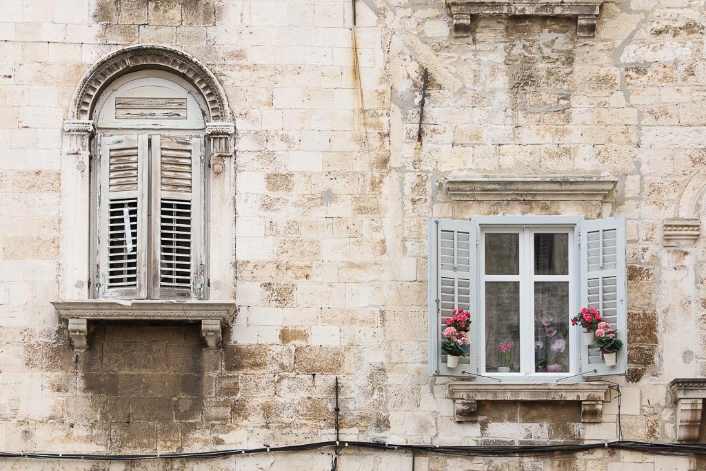 ventanas en pula en la peninsula de istria