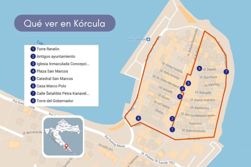 Cómo llegar a Korcula y qué ver en 1 día