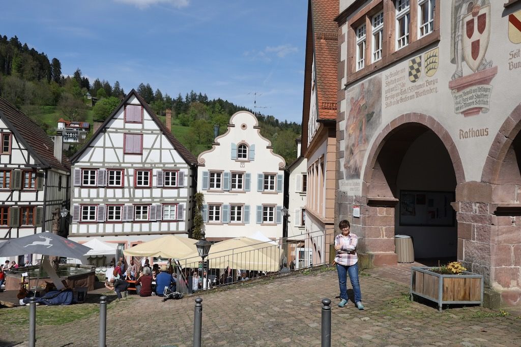 Schiltach marktplatz y rathaus mercado ayuntamiento