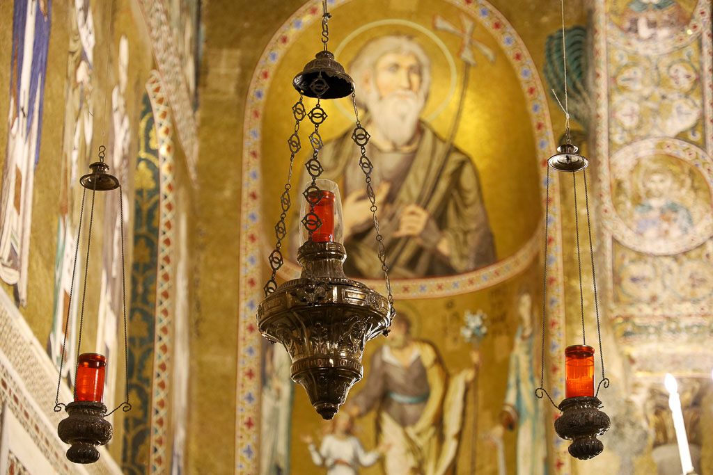 Capilla palatina del palazzo dei normanni real palermo sicilia