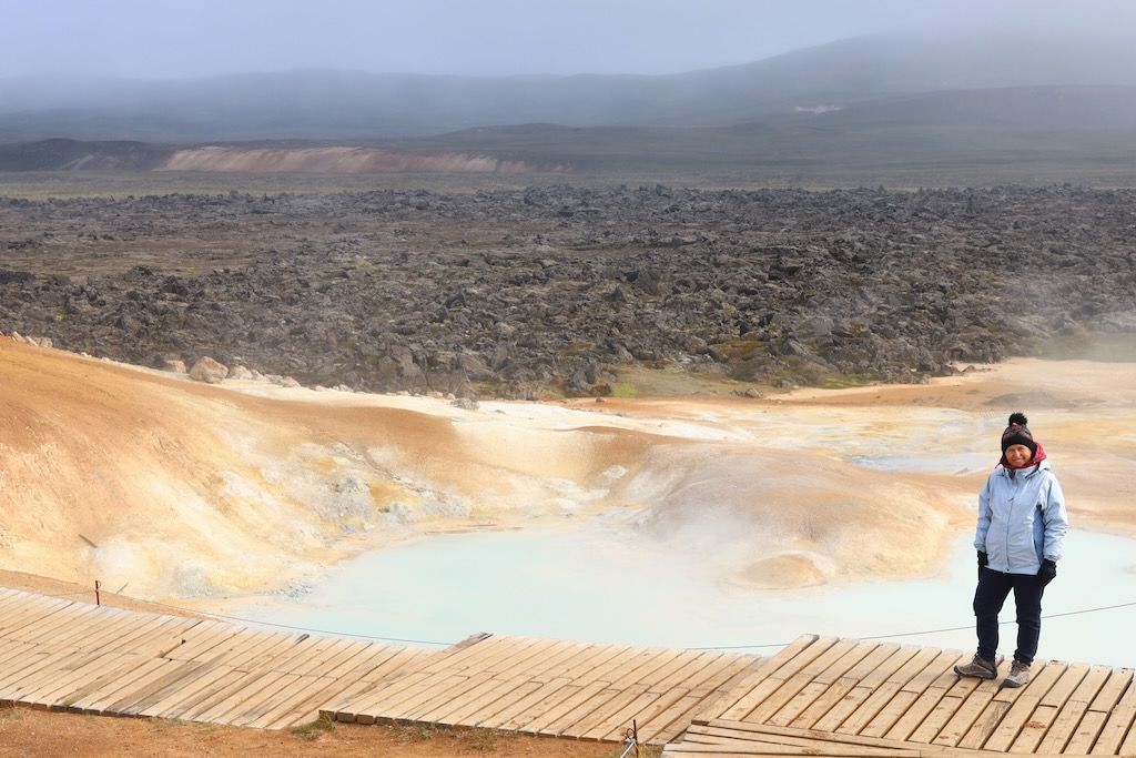 Campo geotérmico Leihnjukur (Krafla) islandia