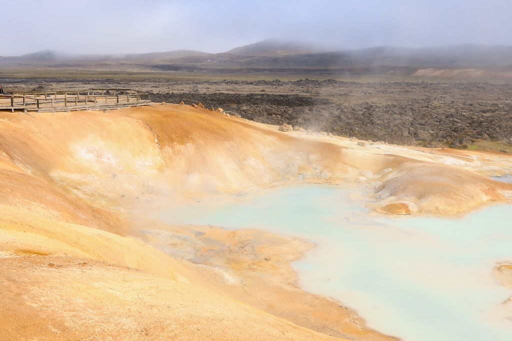 Zona volcánica Krafla Leihnjukur Islandia