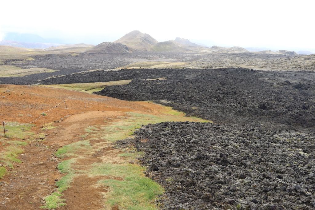 Campo geotérmico Leihnjukur (Krafla) islandia