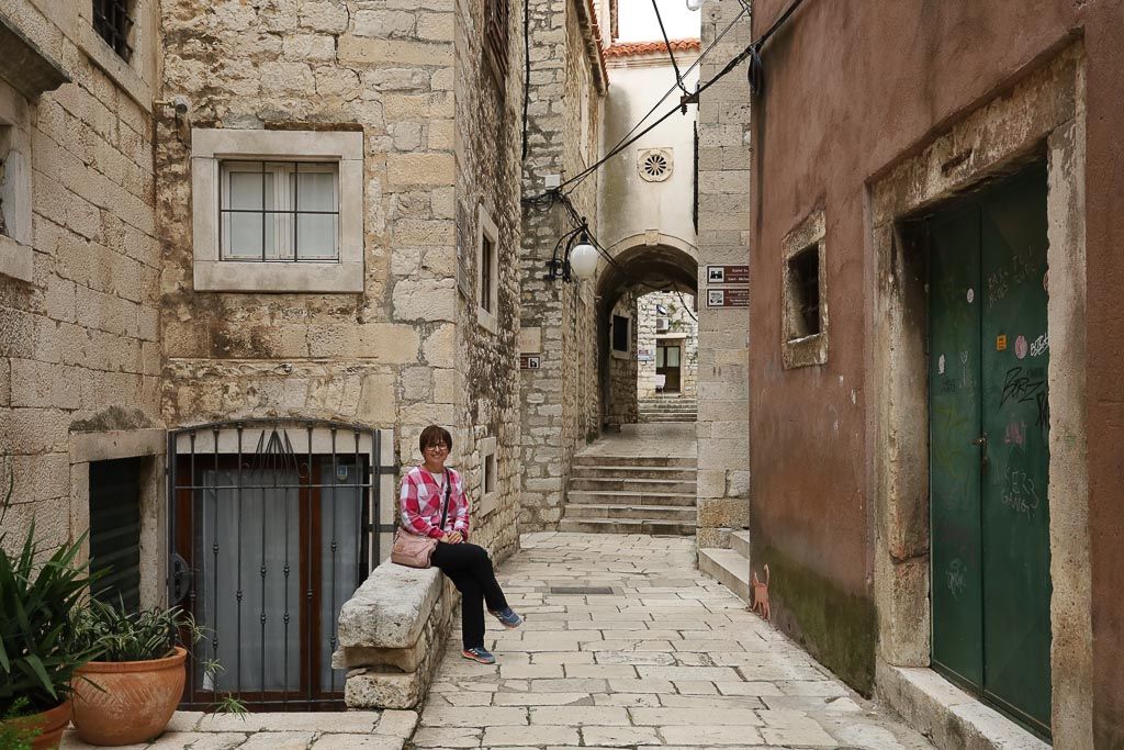 calles de Sibenik croacia