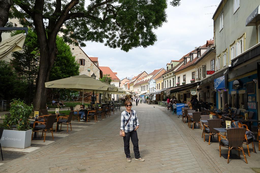 Calle Tkalčićeva en zagreb