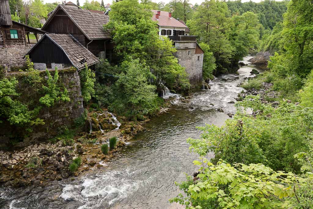 cascadas que puedes ver en Rastoke croacia