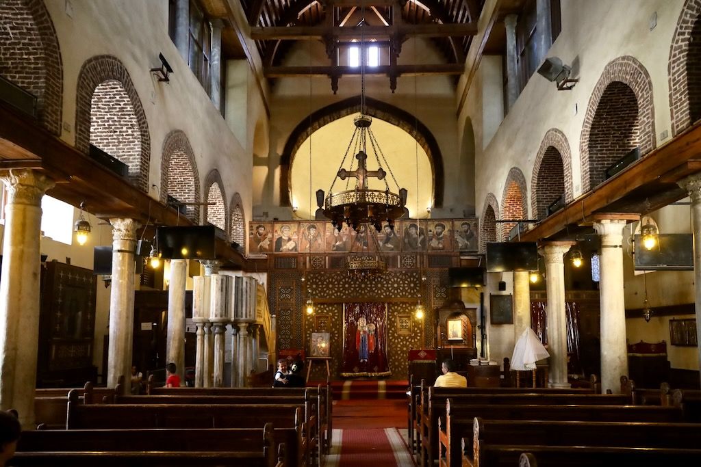 Iglesia Santa Barbara barrio copto el cairo