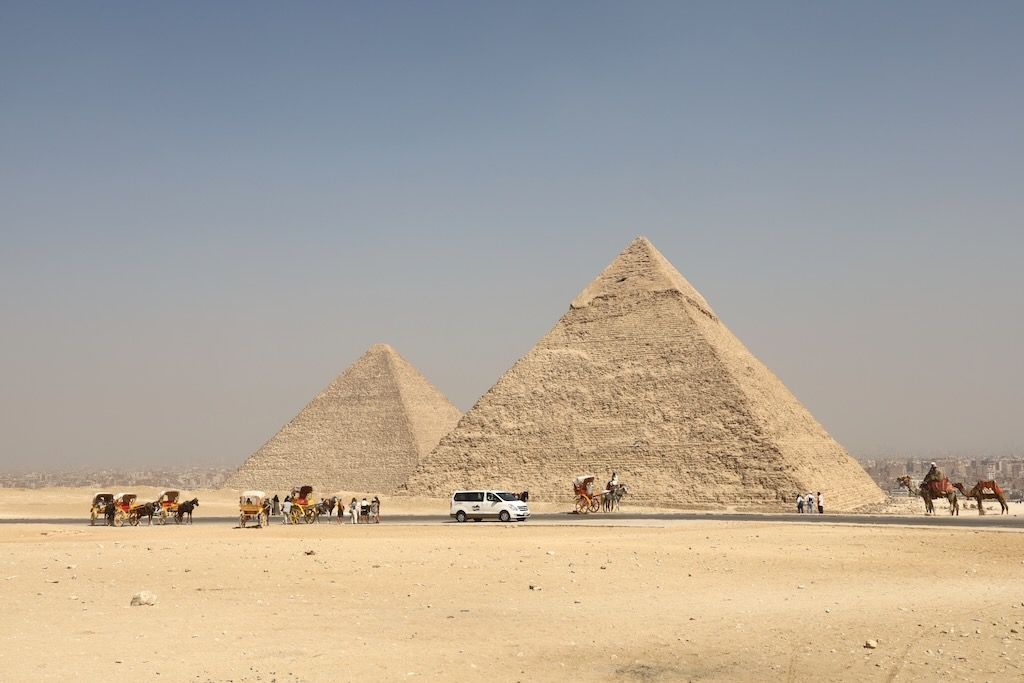 Mirador de las pirámides de Giza