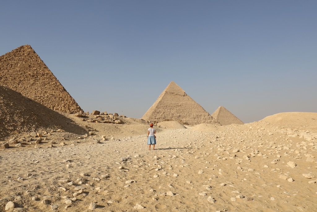 Piramide Micerinos keops y kefren de Giza