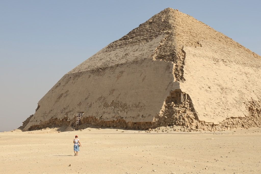 Pirámide Romboidal de Snefru o piramide acodada dashur