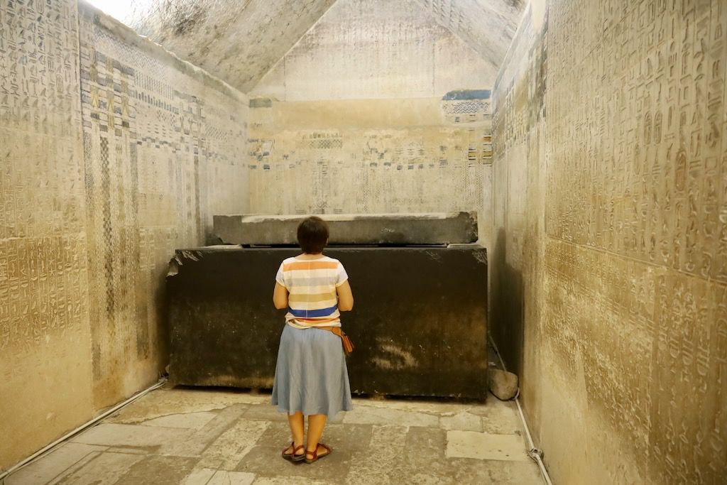 Piramide de unas saqqara