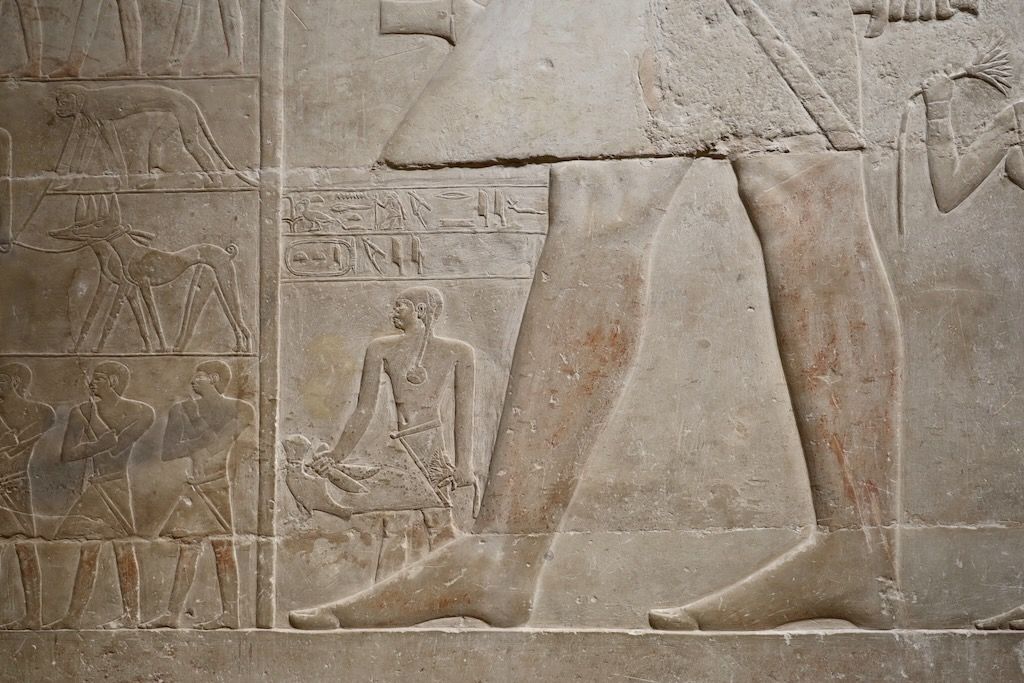 grabados egipcios que puedes ver en Saqqara
